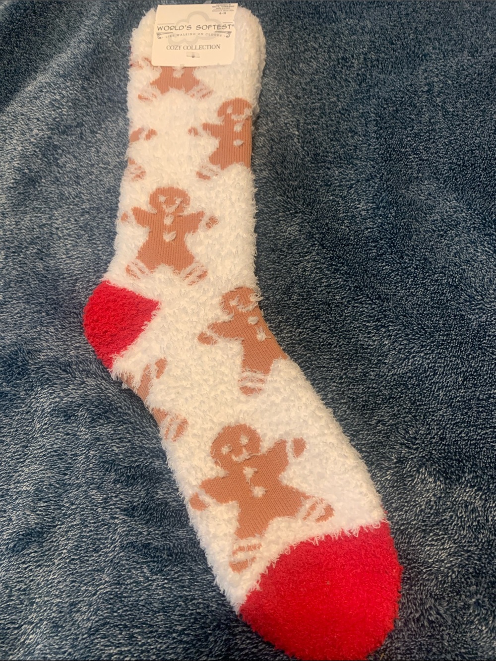 🎅🏼🎄Gingerbread Fuzzy Socks🎄🎅🏼